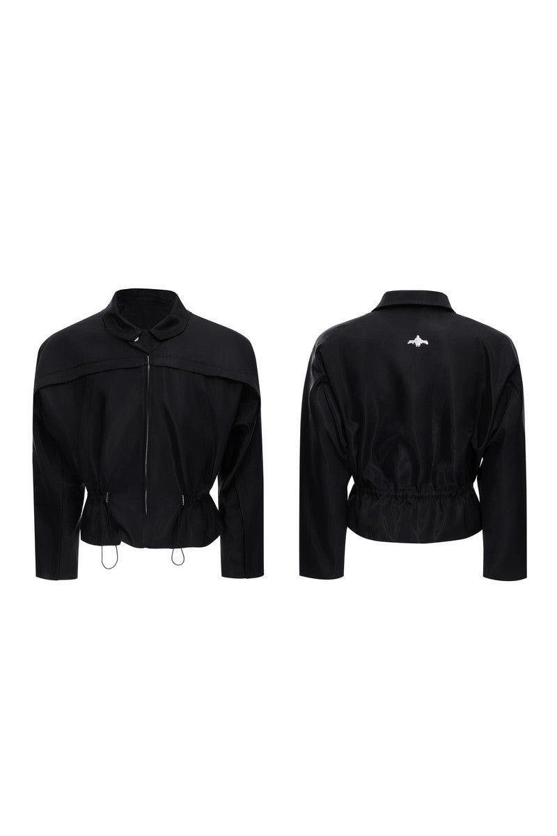 Glossy Cropped Jacket