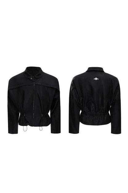 Glossy Cropped Jacket