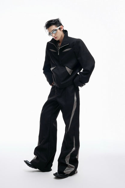 Colorblock Deconstructed Jacket