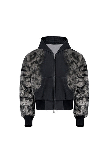 Smoke Camo Zip-Up Hoodie