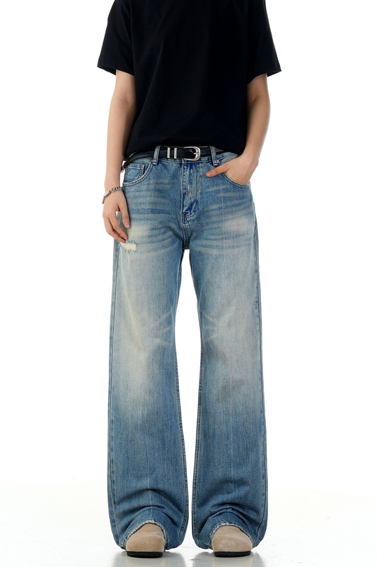 Whisker Ripped Jeans