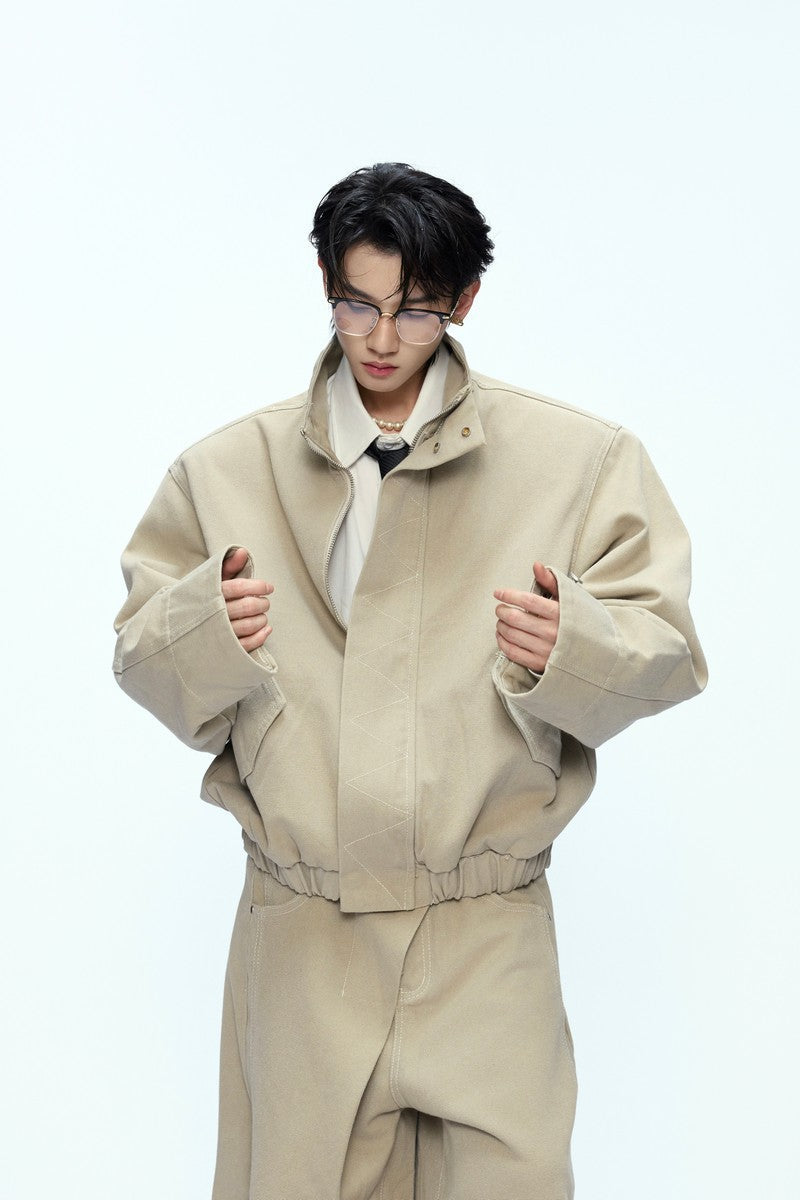 Washed Harrington Jacket