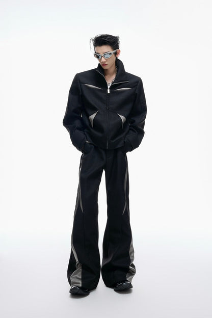 Colorblock Deconstructed Jacket