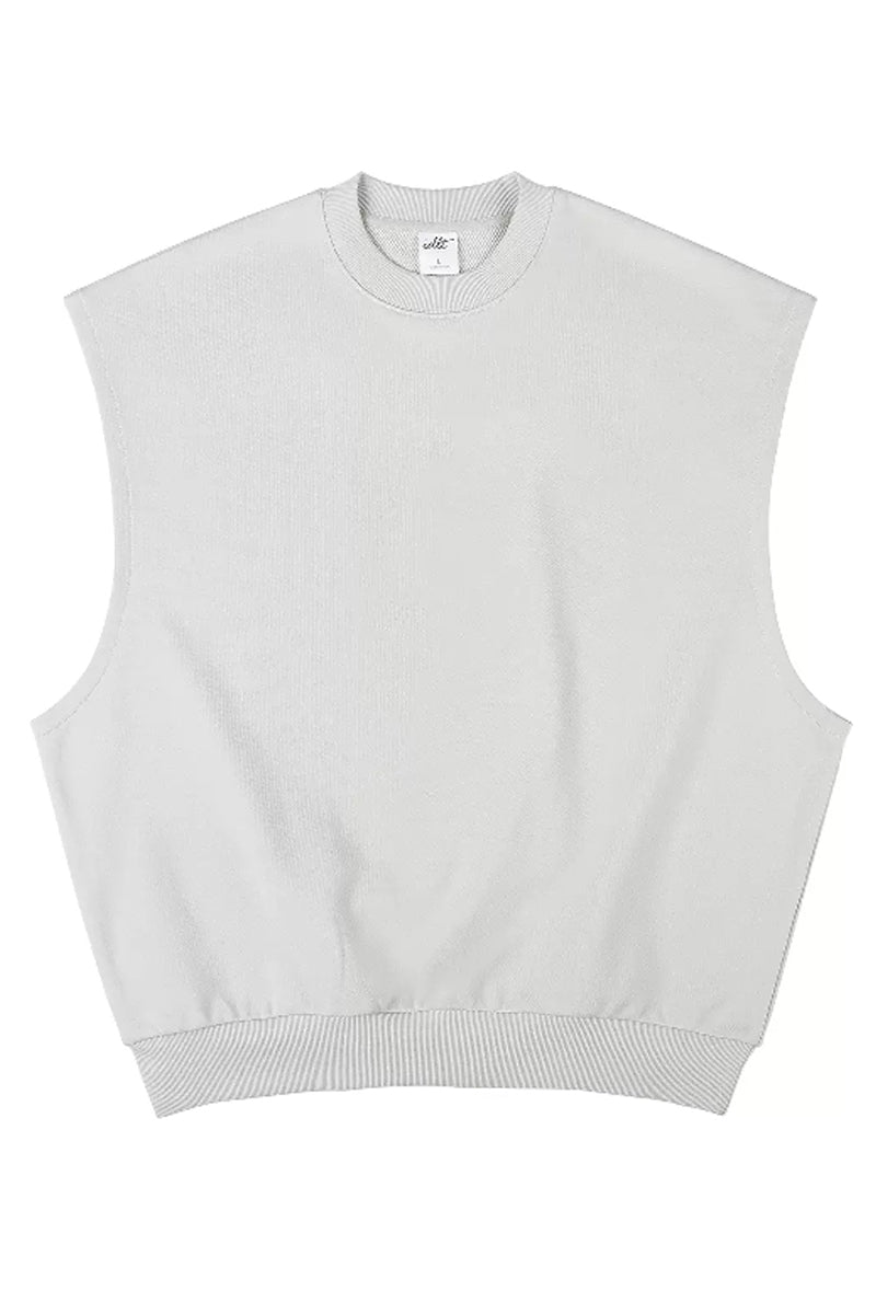 Heavyweight Sleeveless Hoodie Vest