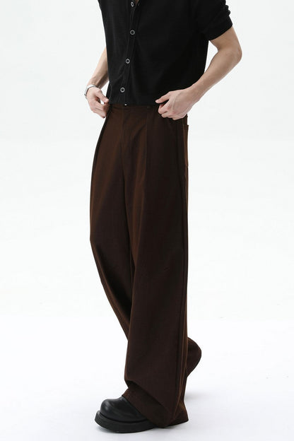 Deconstructed Wide Leg Trousers