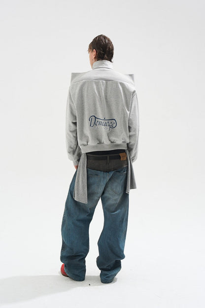 Off Shoulder Inverted Hoodie