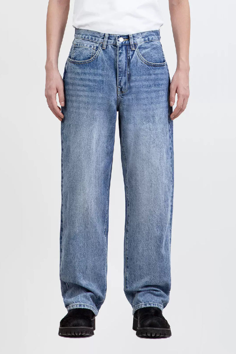 Heavyweight Straight Washed Jeans