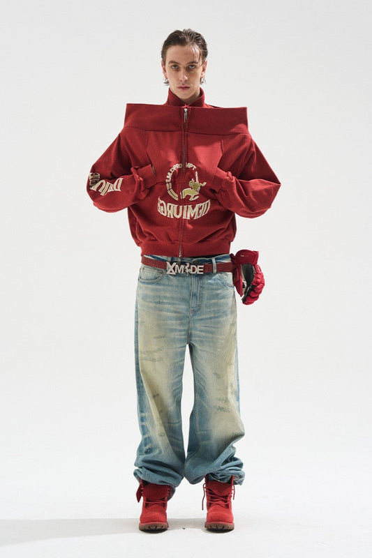 Off Shoulder Inverted Hoodie