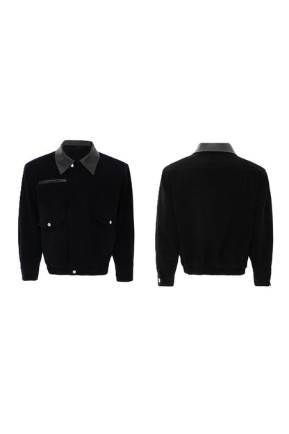 Colorblock Utility Pocket Zip Jacket