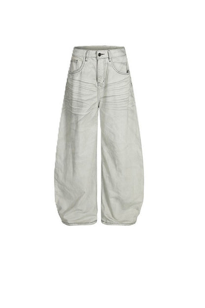 Gray Washed Scythe Jeans