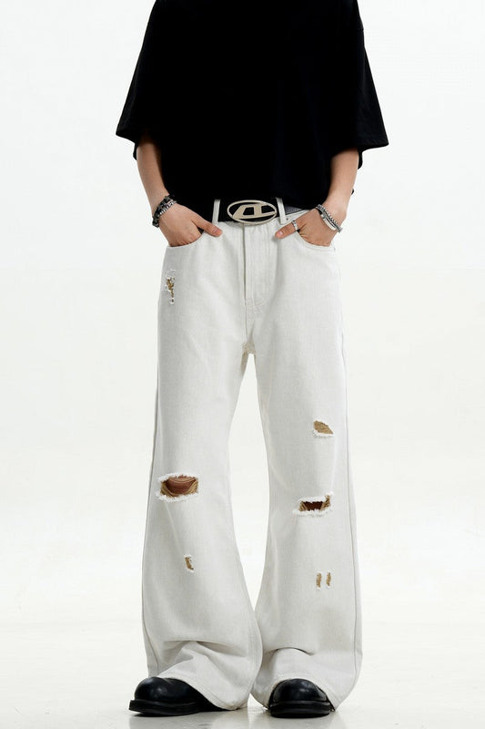 Ripped Washed Cleanfit Jeans