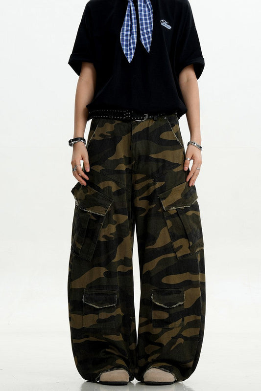 Camo Pocket Cargo Pants