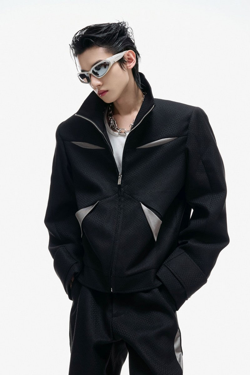 Colorblock Deconstructed Jacket