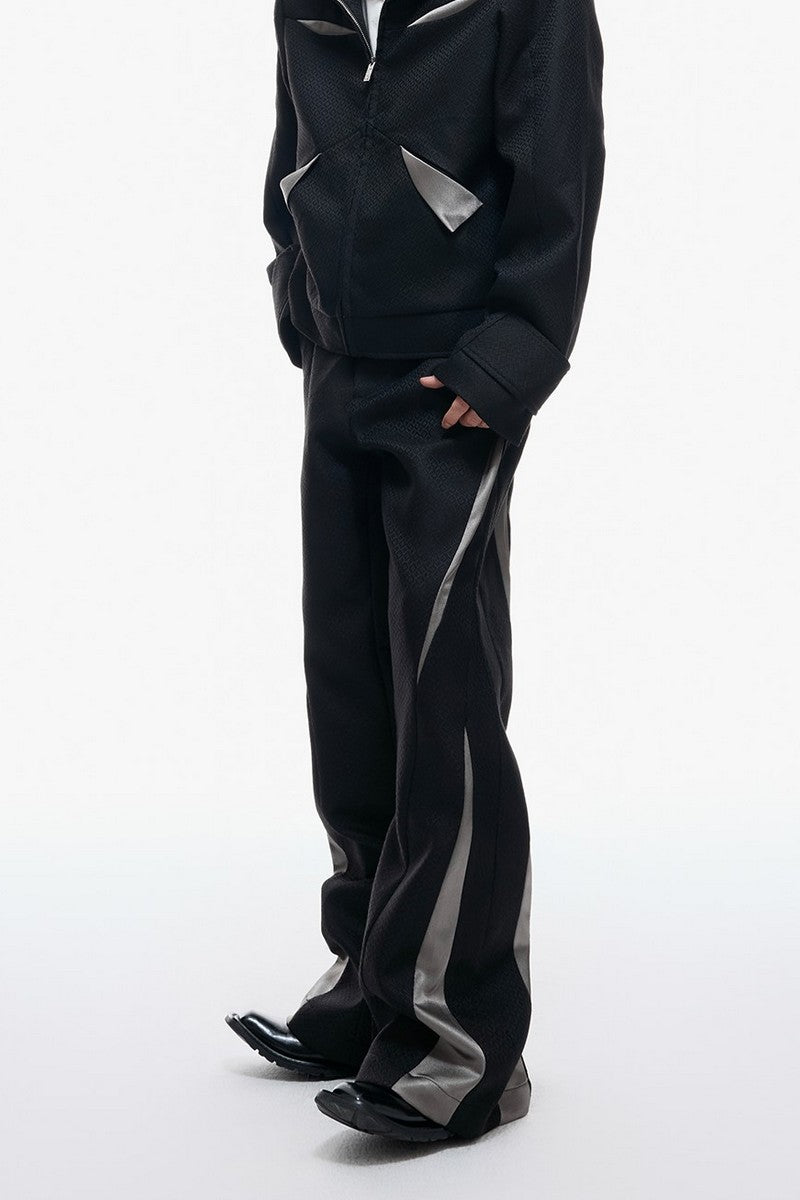 Colorblock Deconstructed Trousers