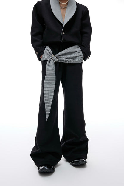 Houndstooth Bow Sweatpants