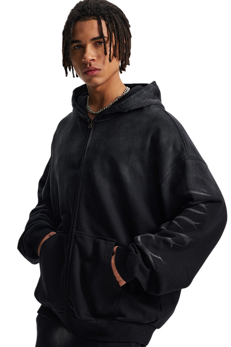 Fade Spray Monkey Wash Hoodie