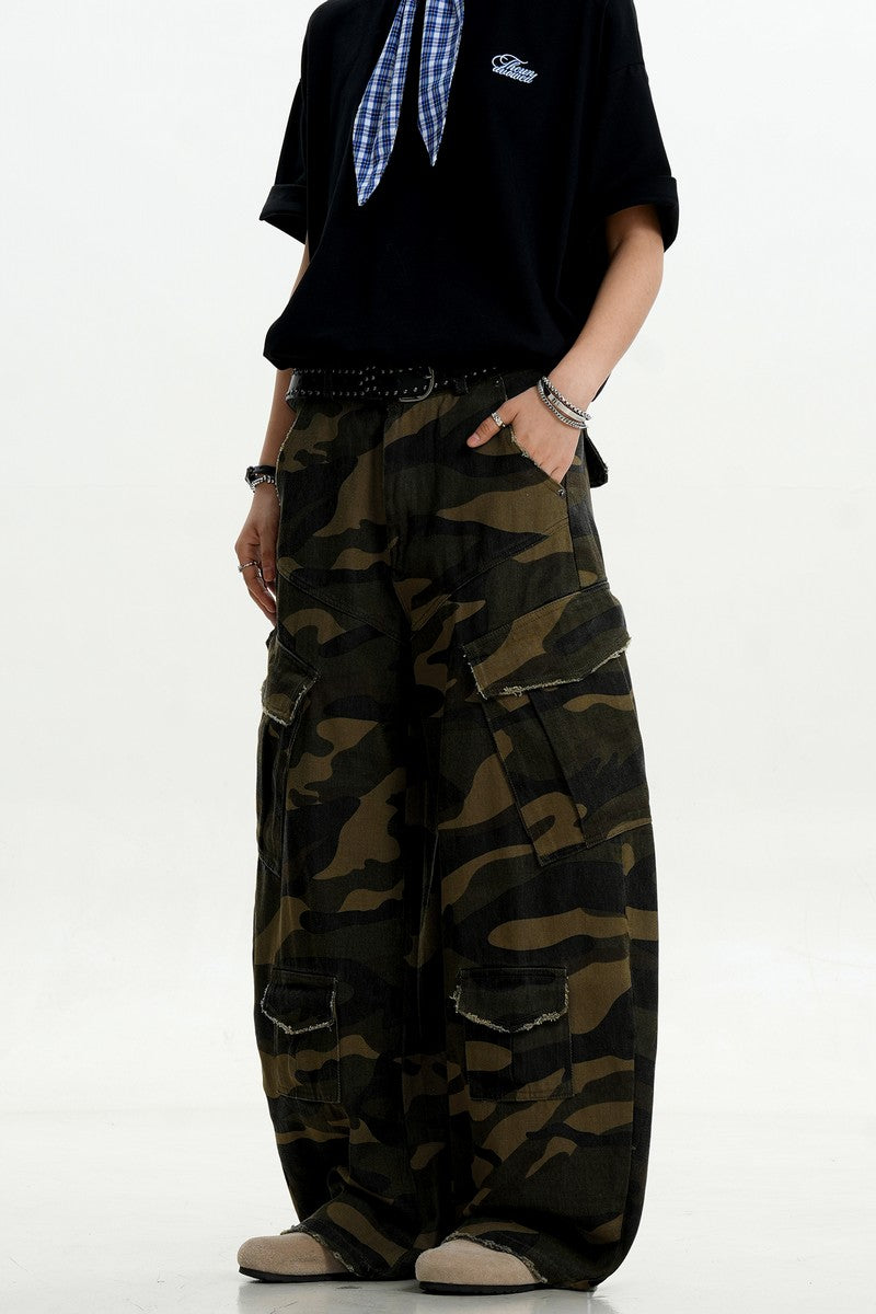 Camo Pocket Cargo Pants