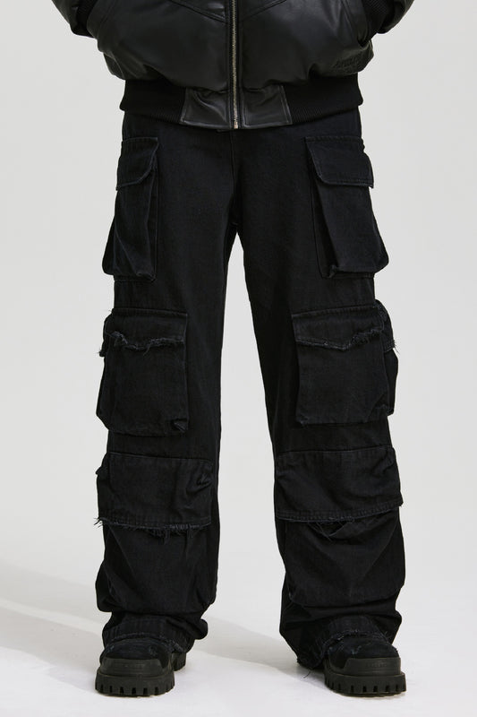 Multi Pocket Cargo Jeans