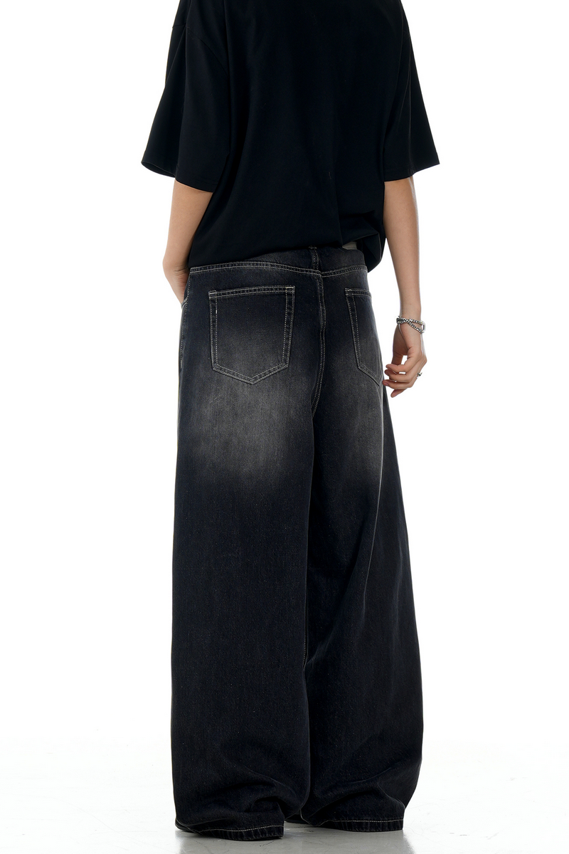 Front Seam Gray Jeans