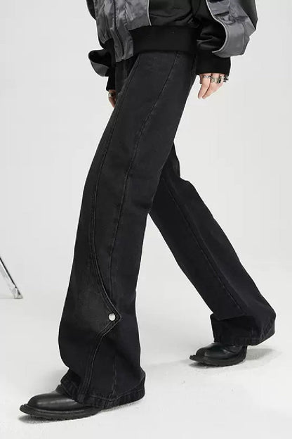 Retro Straight Flared Jeans