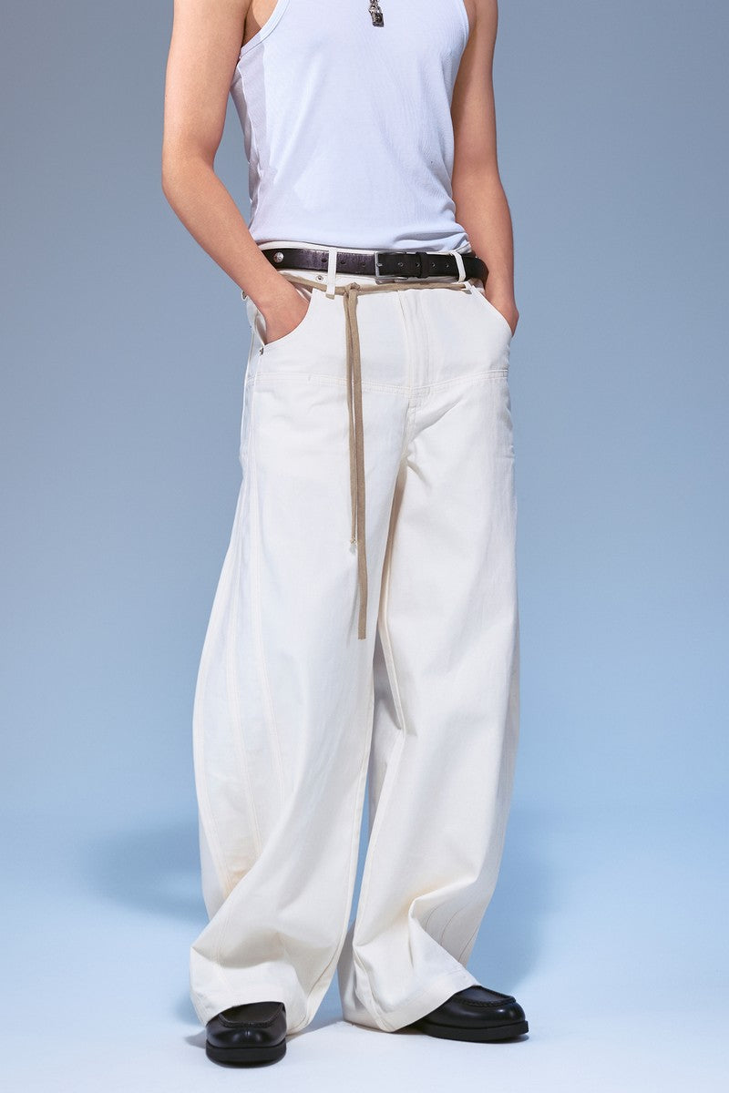 Twill Cut Loose Pants