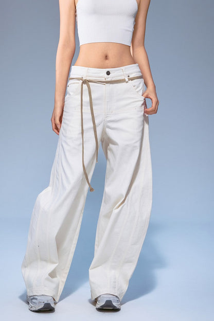 Twill Cut Loose Pants