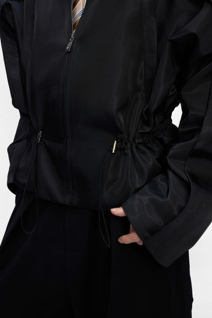 Glossy Cropped Jacket