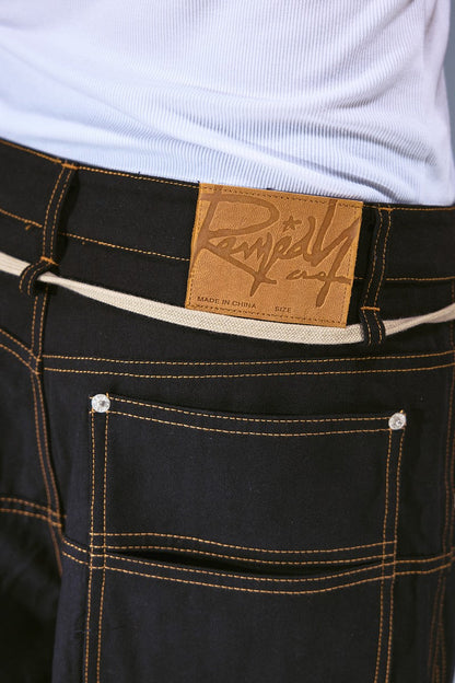 Twill Cut Loose Pants