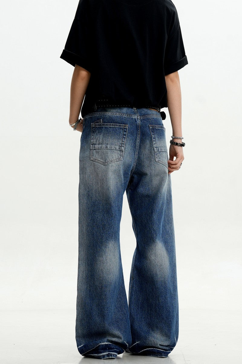 Blue Washed Cleanfit Jeans