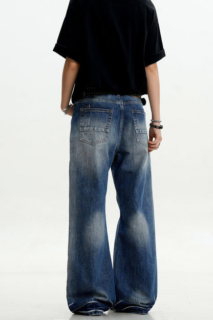 Blue Washed Cleanfit Jeans