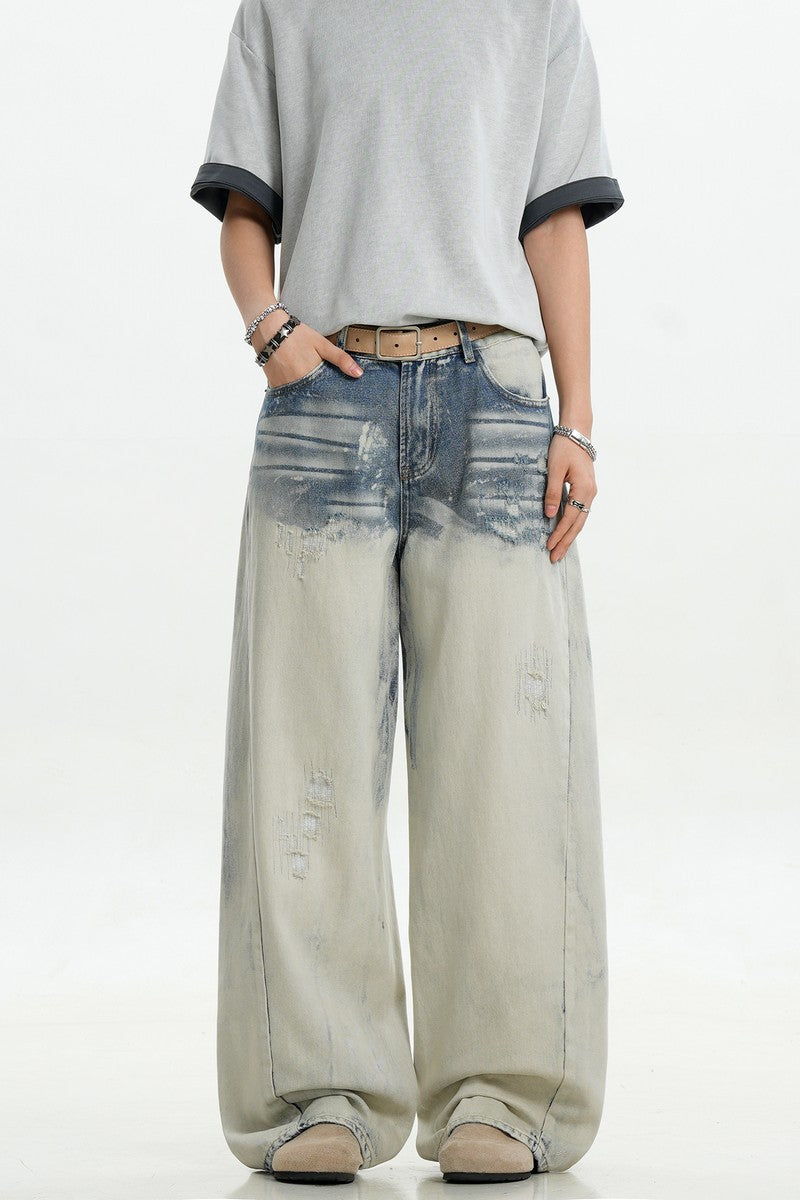 Gradient Cloud Blue Jeans