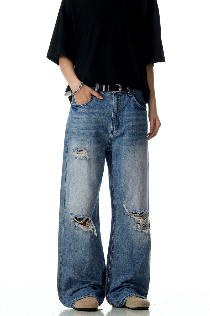 Washed Blue Vintage Jeans