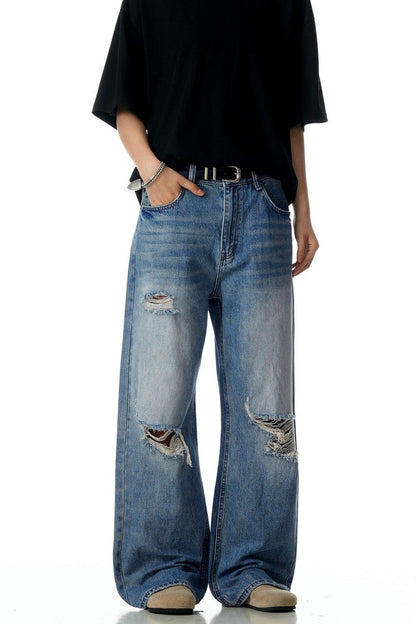 Washed Blue Vintage Jeans