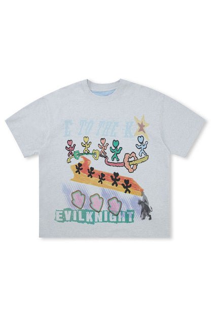 Colorful Graffiti Graphic Tee