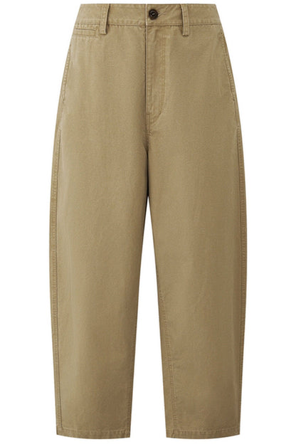 Vintage Cotton Banana Wide-Leg Pants