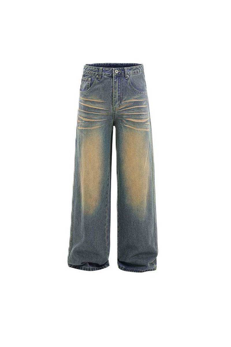 Blue Whiskered Vintage Jeans