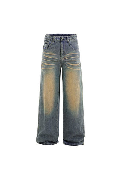 Blue Whiskered Vintage Jeans
