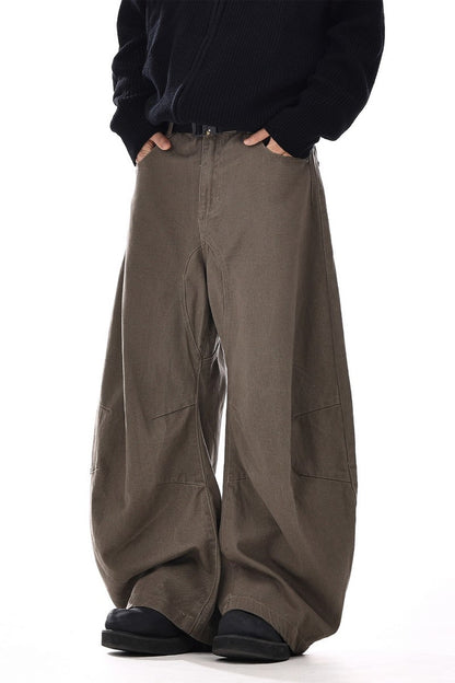 Vintage Loose Blade Deconstructed Jeans