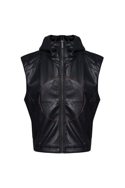 Hooded Star Patch Vest