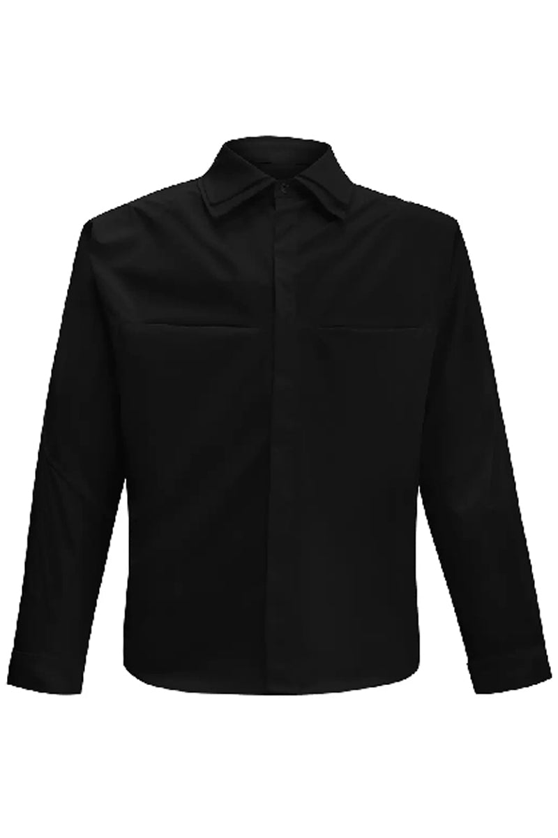 Layered Collar Deconstructed Shirt