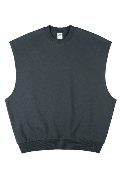 Heavyweight Sleeveless Hoodie Vest