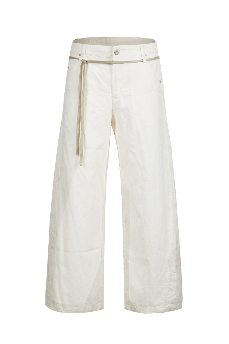 Twill Cut Loose Pants