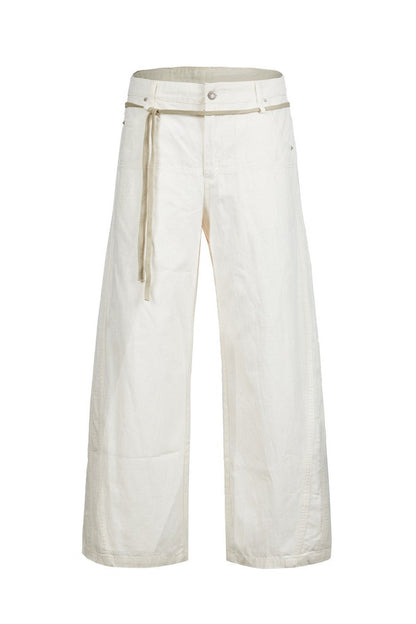 Twill Cut Loose Pants
