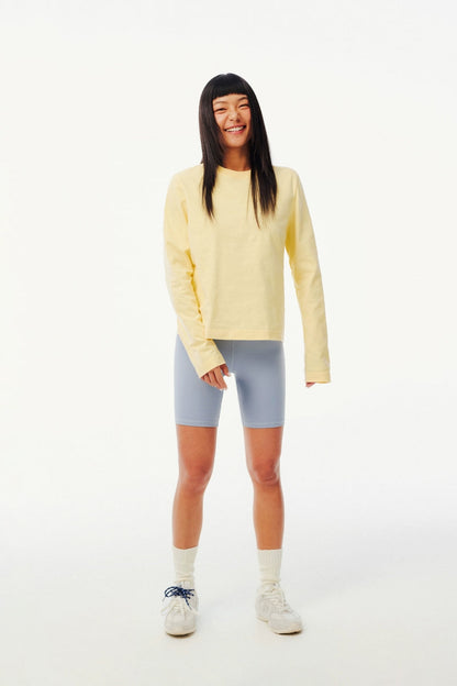 Brushed Cotton Long Sleeve Tee