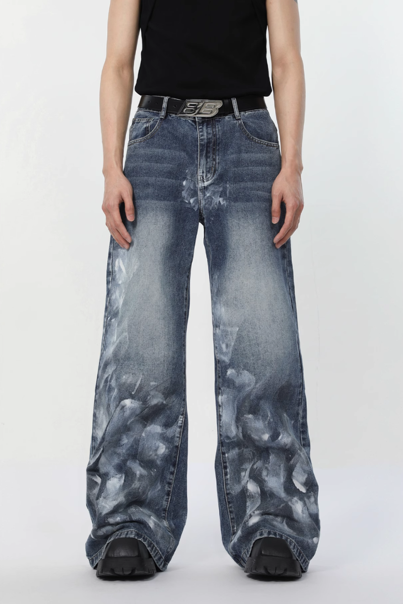 Painted Washed Jeans