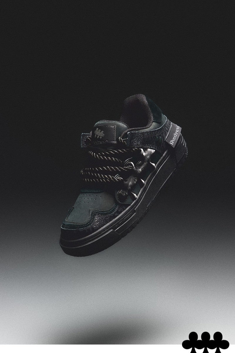 Black Warrior Chunky Sneakers