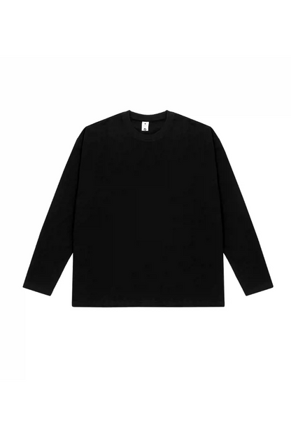 Heavyweight Cotton Basic Long Sleeve T-Shirt