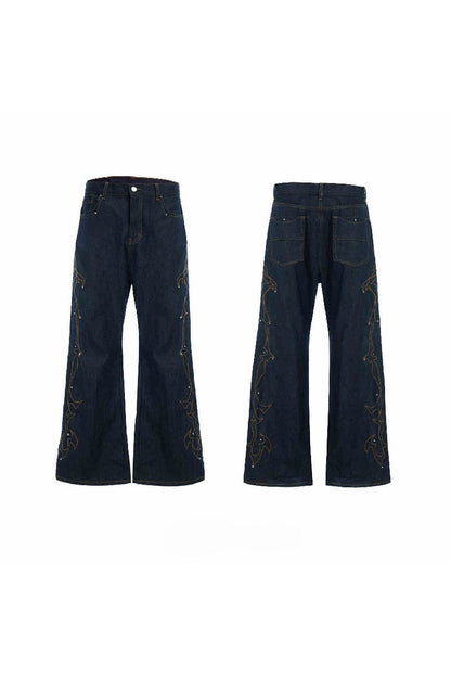 Vintage Contrast Stitch Jeans