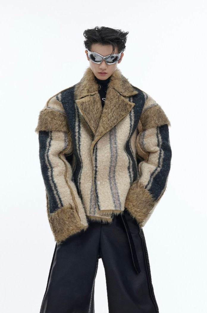 Reversible Fur Coat Jacket