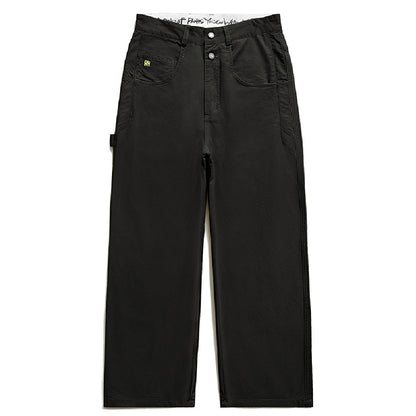 Loose Straight Cargo Pants